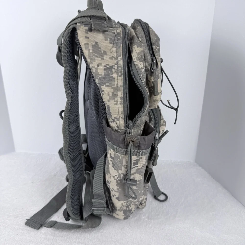 Protector Plus ACU Digital Camo Tactical Backpack MOLLE Hydration Military Pack